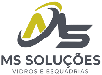 Logo MS Soluções - Vidros e Esquadrias